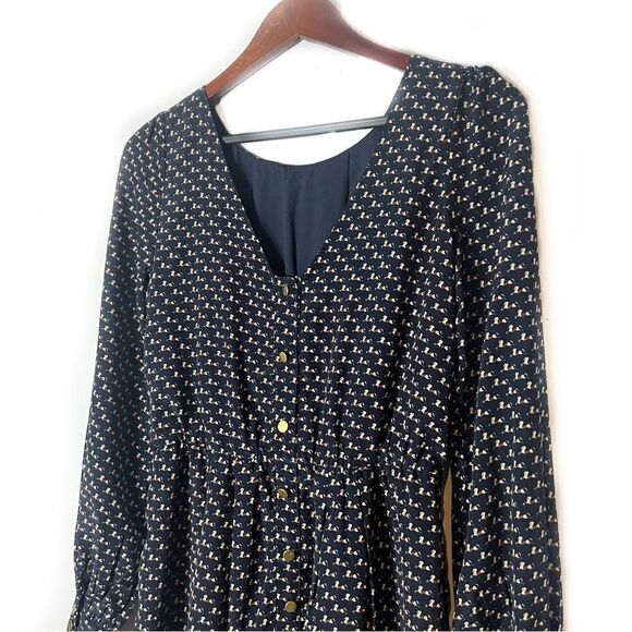 Ark & Co Horse Print Ling Sleeve Mini Dress - Picture 6 of 7